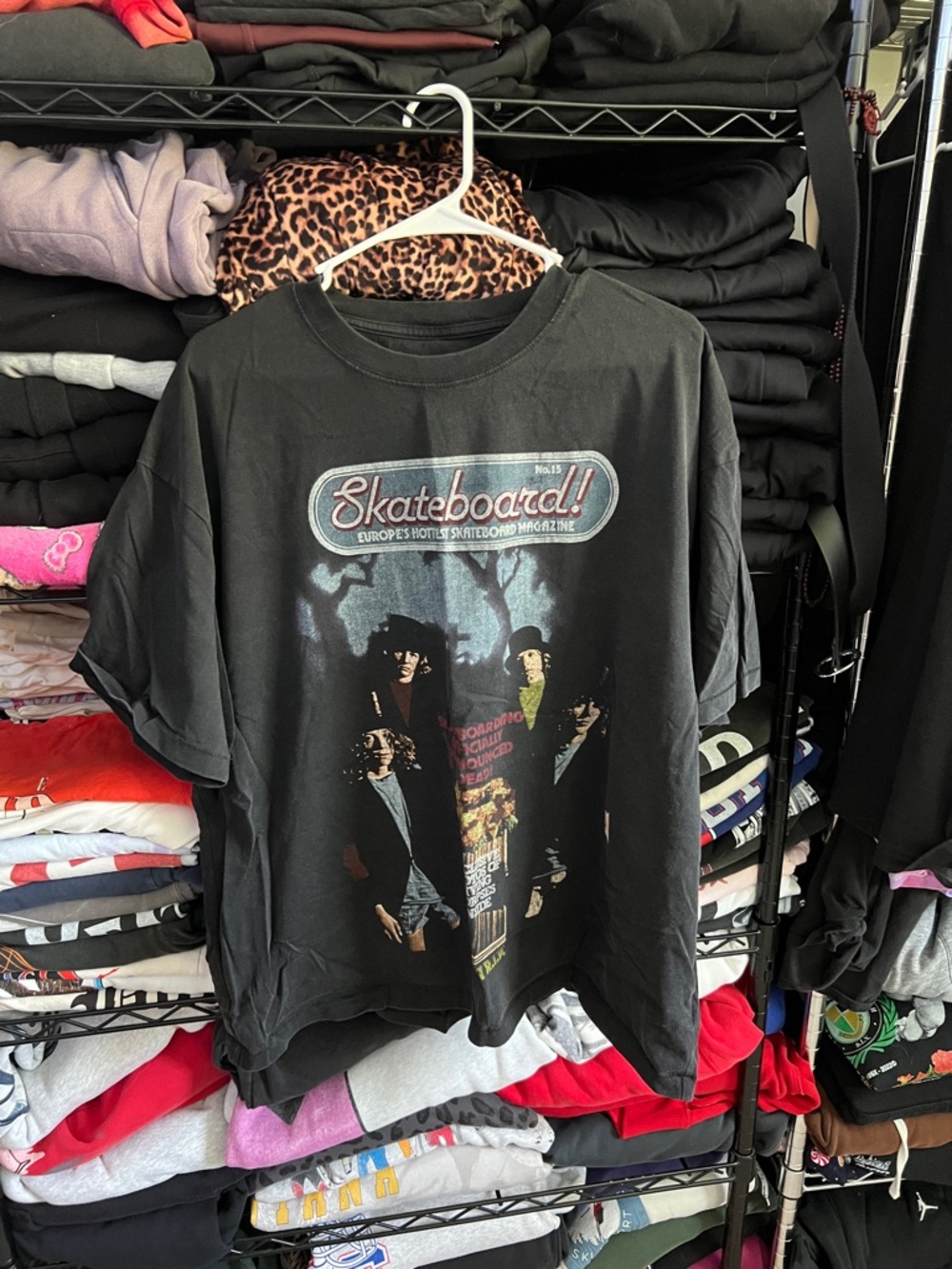 Skateboard! Graphic Tee in Black